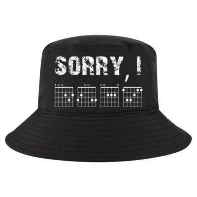 Sorry I DGAF Funny Hidden Message Guitar Chords For Lover Cool Comfort Performance Bucket Hat