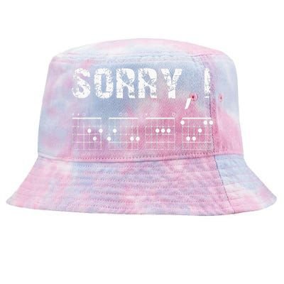 Sorry I DGAF Funny Hidden Message Guitar Chords For Lover Tie-Dyed Bucket Hat