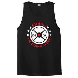 Shhh I’M Doing Math Gym Power Lifter And Weight Lifter PosiCharge Competitor Tank