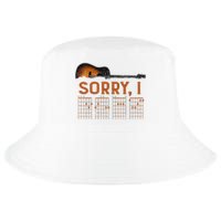 Sorry I D.G.A.F Funny Message Guitar Chords Guitarist Cool Comfort Performance Bucket Hat