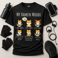 Shiba Inu Dog Ra Japanese Noodles Delight Cooling Performance Crew T-Shirt