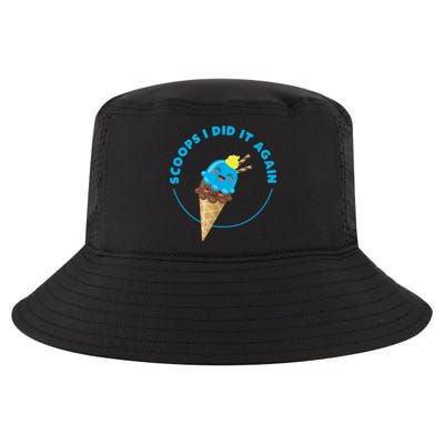 Scoops I Did It Again Funny Popsicle Cool Comfort Performance Bucket Hat