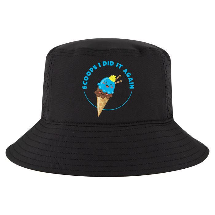 Scoops I Did It Again Funny Popsicle Cool Comfort Performance Bucket Hat