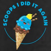 Scoops I Did It Again Funny Popsicle Cool Comfort Performance Bucket Hat