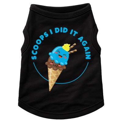 Scoops I Did It Again Funny Popsicle Doggie Tank