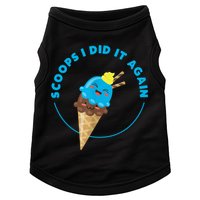 Scoops I Did It Again Funny Popsicle Doggie Tank