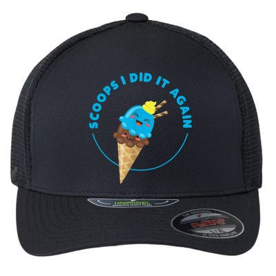 Scoops I Did It Again Funny Popsicle Flexfit Unipanel Trucker Cap