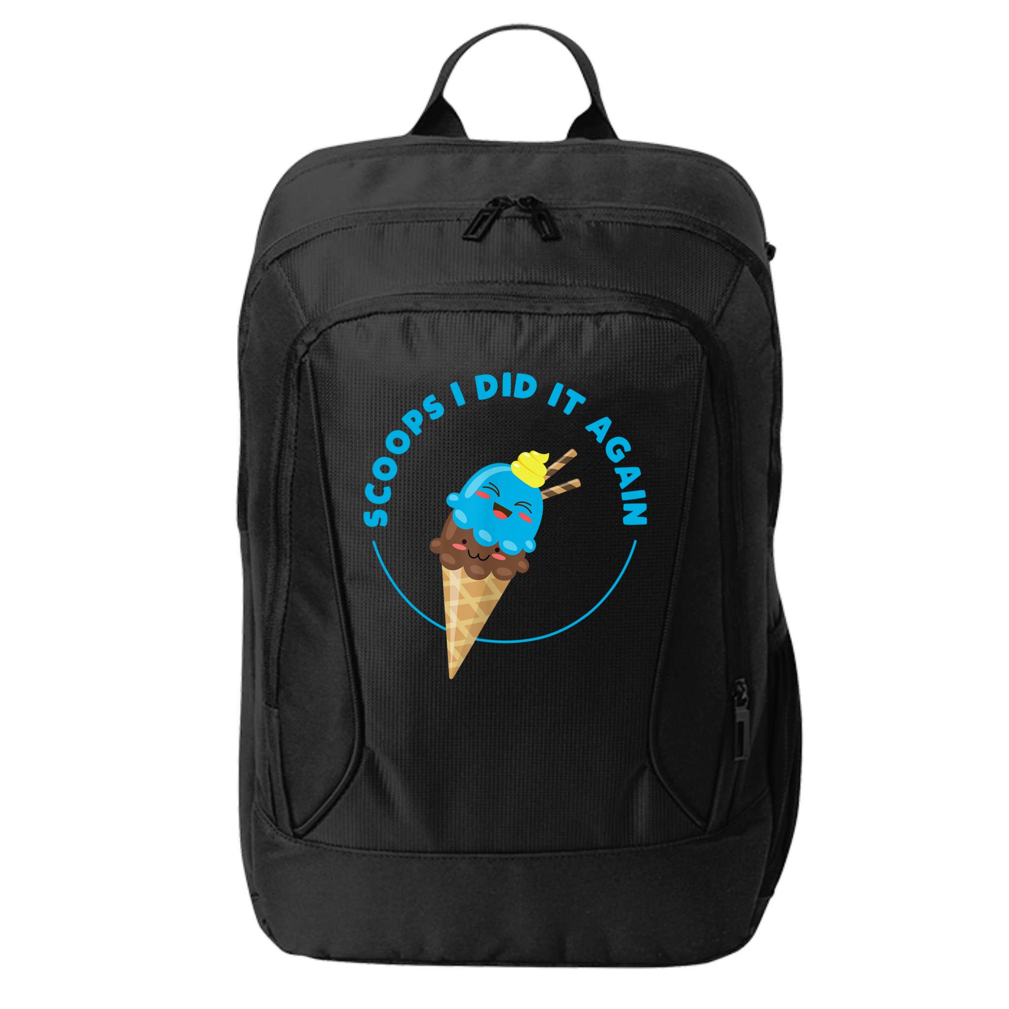Scoops I Did It Again Funny Popsicle City Backpack