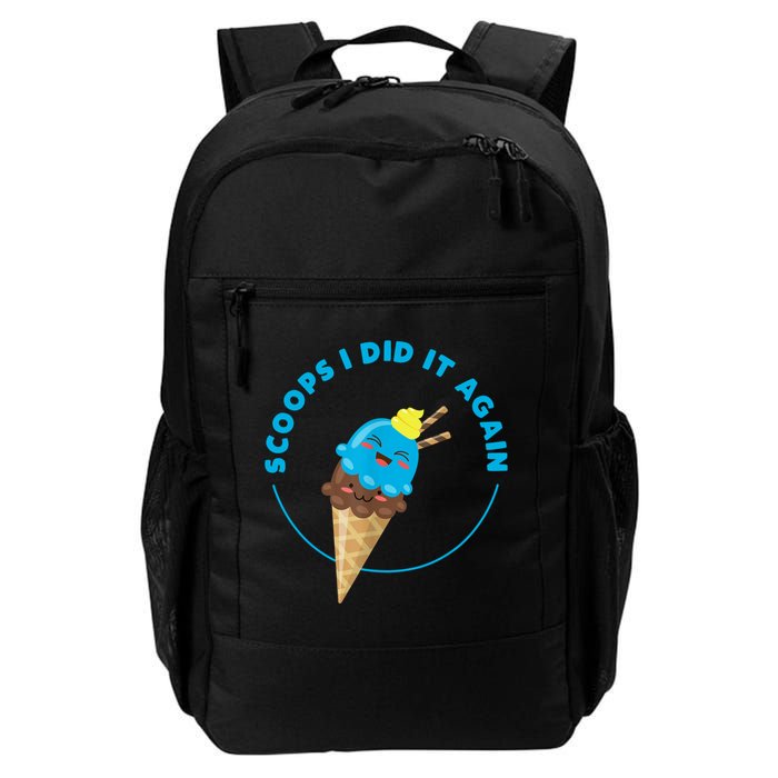 Scoops I Did It Again Funny Popsicle Backpack