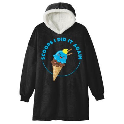 Scoops I Did It Again Funny Popsicle Hooded Wearable Blanket