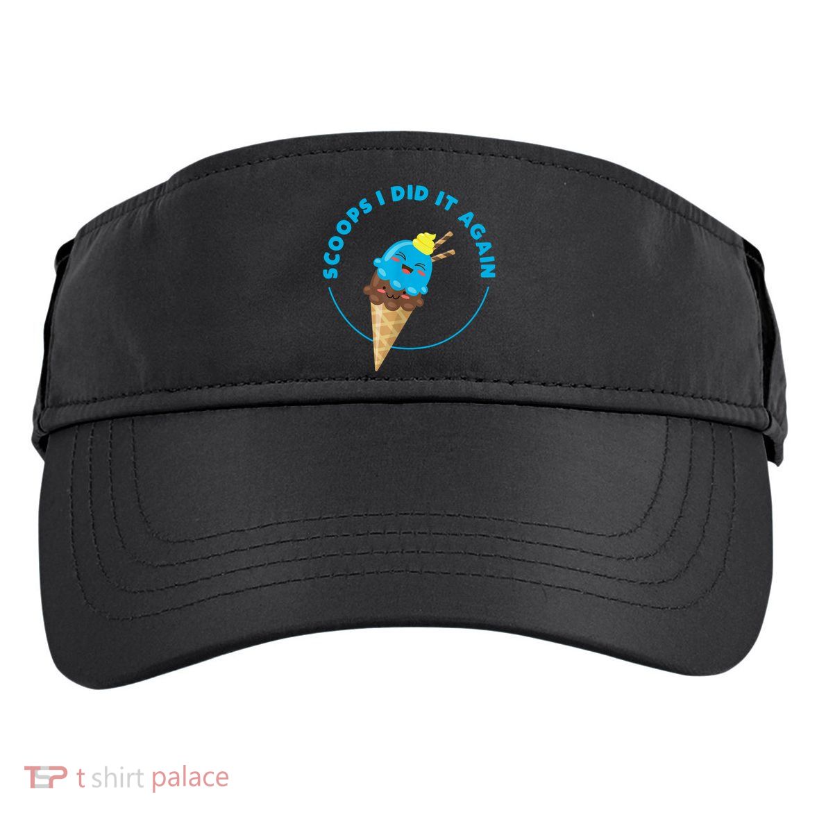 Scoops I Did It Again Funny Popsicle Adult Drive Performance Visor