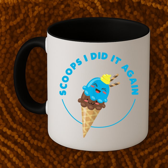 Scoops I Did It Again Funny Popsicle Mug