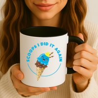 Scoops I Did It Again Funny Popsicle Mug