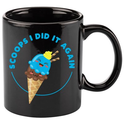 Scoops I Did It Again Funny Popsicle 11oz C Handle Ceramic Mug