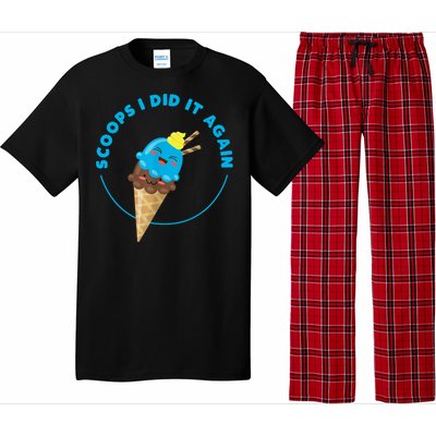 Scoops I Did It Again Funny Popsicle Pajama Set