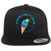 Scoops I Did It Again Funny Popsicle Flatbill Hat