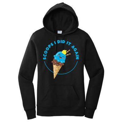Scoops I Did It Again Funny Popsicle Women's Pullover Hoodie