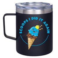 Scoops I Did It Again Funny Popsicle 12oz Stainless Steel Coffee Mug