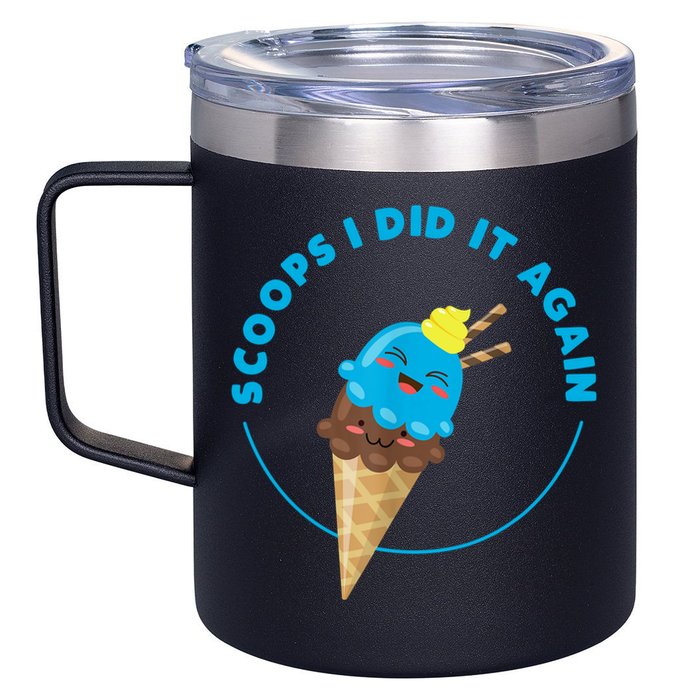 Scoops I Did It Again Funny Popsicle 12oz Stainless Steel Coffee Mug