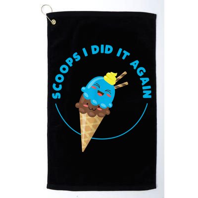 Scoops I Did It Again Funny Popsicle Golf Towel