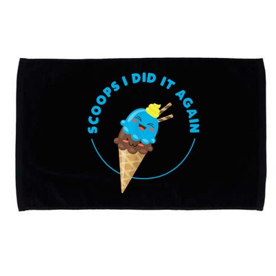 Scoops I Did It Again Funny Popsicle Microfiber Hand Towel