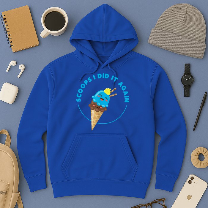 Scoops I Did It Again Funny Popsicle Hoodie