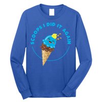 Scoops I Did It Again Funny Popsicle Long Sleeve Shirt