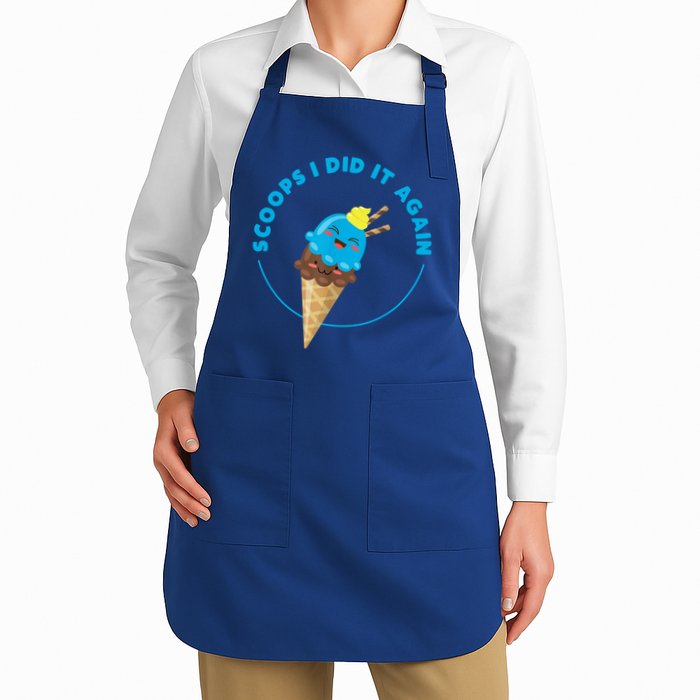 Scoops I Did It Again Funny Popsicle Apron