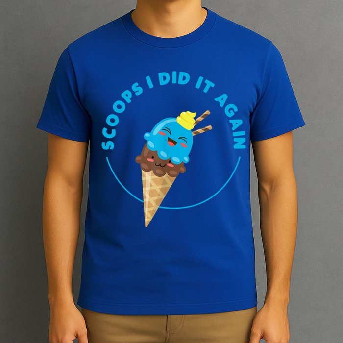 Scoops I Did It Again Funny Popsicle T-Shirt