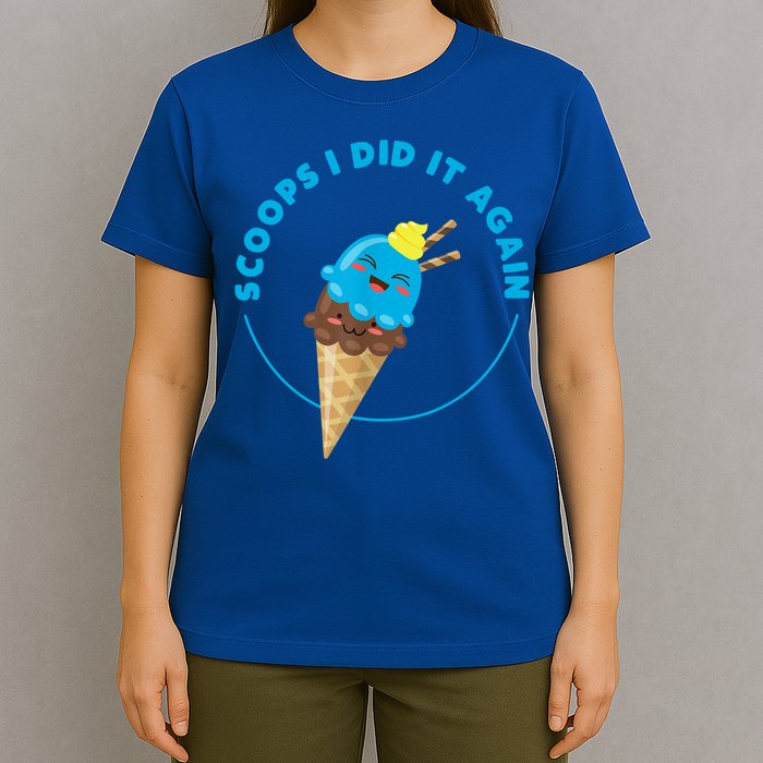 Scoops I Did It Again Funny Popsicle T-Shirt