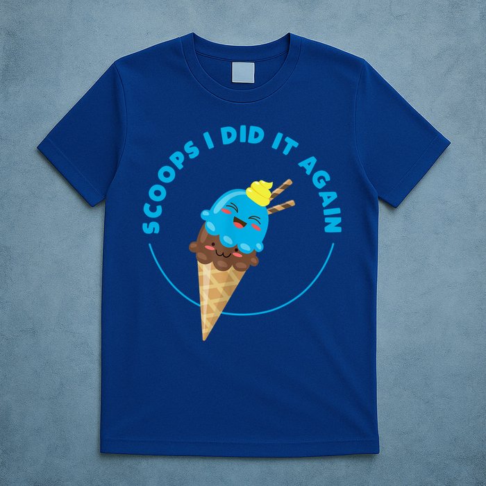 Scoops I Did It Again Funny Popsicle T-Shirt