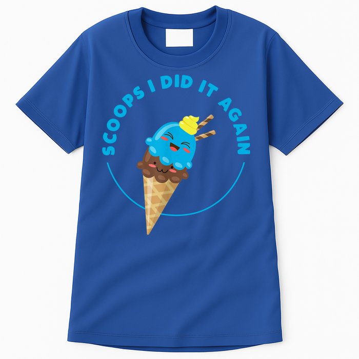 Scoops I Did It Again Funny Popsicle Tall T-Shirt