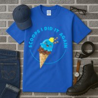 Scoops I Did It Again Funny Popsicle Tall T-Shirt