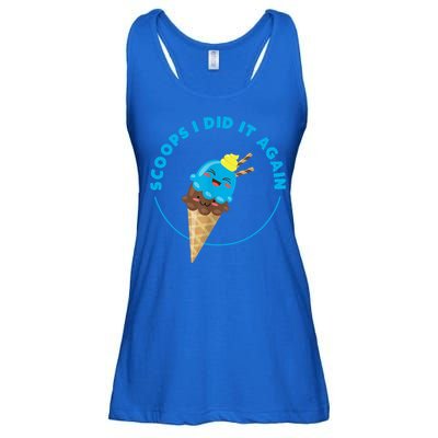 Scoops I Did It Again Funny Popsicle Ladies Essential Flowy Tank
