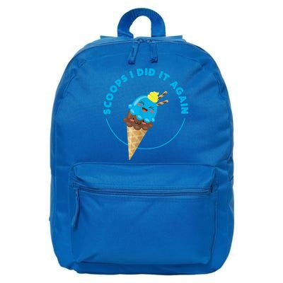 Scoops I Did It Again Funny Popsicle 16 in Basic Backpack