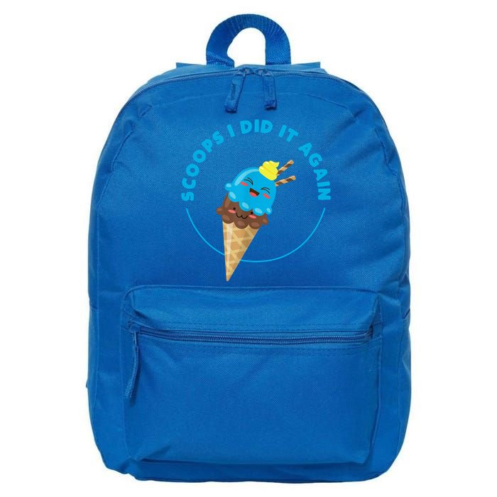 Scoops I Did It Again Funny Popsicle 16 in Basic Backpack