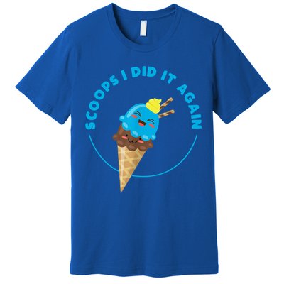 Scoops I Did It Again Funny Popsicle Premium T-Shirt