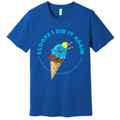 Scoops I Did It Again Funny Popsicle Premium T-Shirt