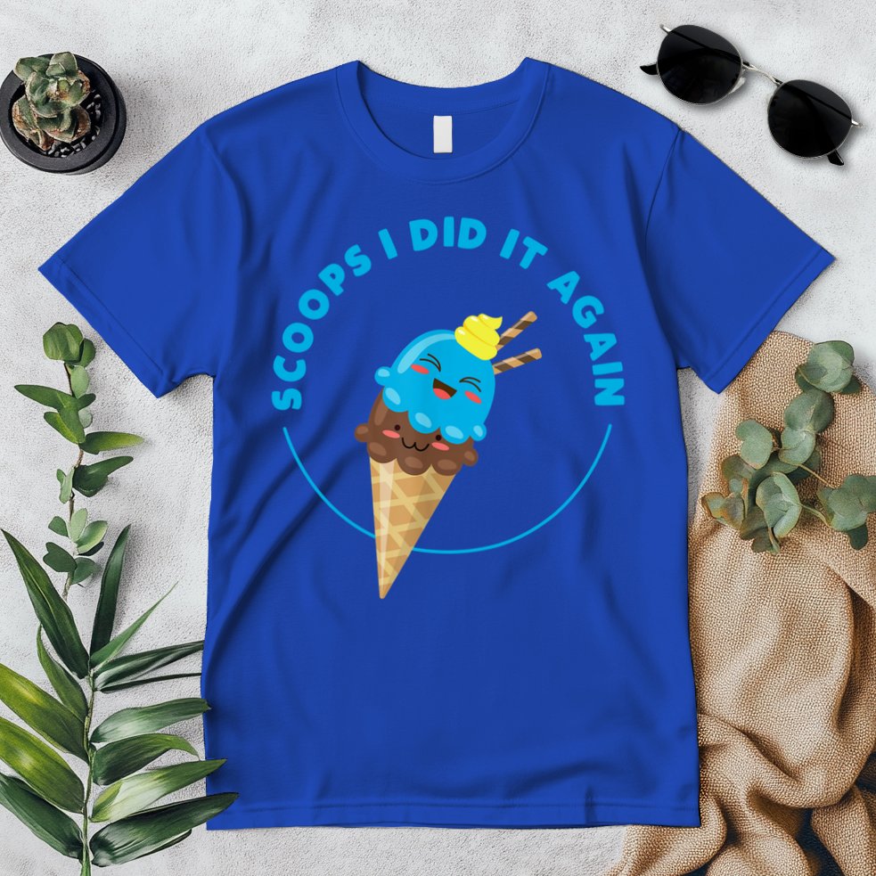 Scoops I Did It Again Funny Popsicle Premium T-Shirt