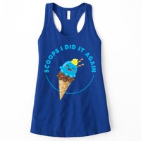 Scoops I Did It Again Funny Popsicle Womens Tank Top
