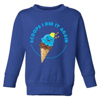 Scoops I Did It Again Funny Popsicle Toddler Sweatshirt