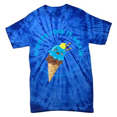 Scoops I Did It Again Funny Popsicle Tie-Dye T-Shirt