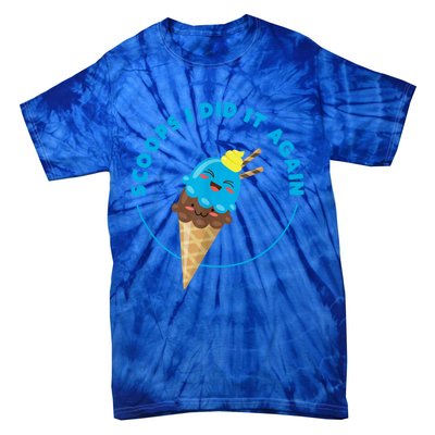 Scoops I Did It Again Funny Popsicle Tie-Dye T-Shirt