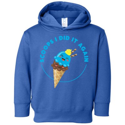 Scoops I Did It Again Funny Popsicle Toddler Hoodie