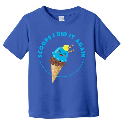 Scoops I Did It Again Funny Popsicle Toddler T-Shirt