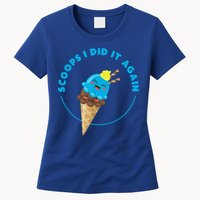 Scoops I Did It Again Funny Popsicle Womens T-Shirt