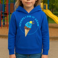 Scoops I Did It Again Funny Popsicle Kids Hoodie