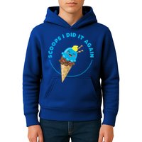 Scoops I Did It Again Funny Popsicle Kids Hoodie