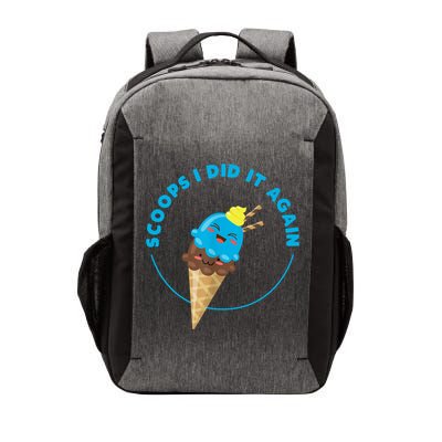 Scoops I Did It Again Funny Popsicle Vector Backpack