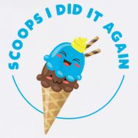 Scoops I Did It Again Funny Popsicle Garment-Dyed Sweatshirt